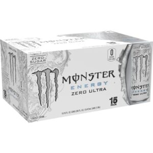 Monster Energy Zero Ultra, Sugar Free Energy Drink, 16 Ounce (Pack of 15) - Image 3